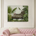 Leopard Chaise Longue, Art Print, Canvas Wall Art | Print 14x11inch