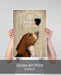 Basset Hound, Dog Au Vin, Dog Art Print, Wall art | Print 18x24inch