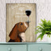 Basset Hound, Dog Au Vin, Dog Art Print, Wall art | Print 14x11inch