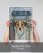 Jack Russell Surf Shack, Dog Art Print, Wall art | Print 18x24inch