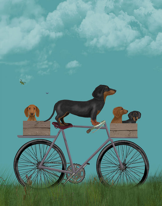 Dachshund clearance art print
