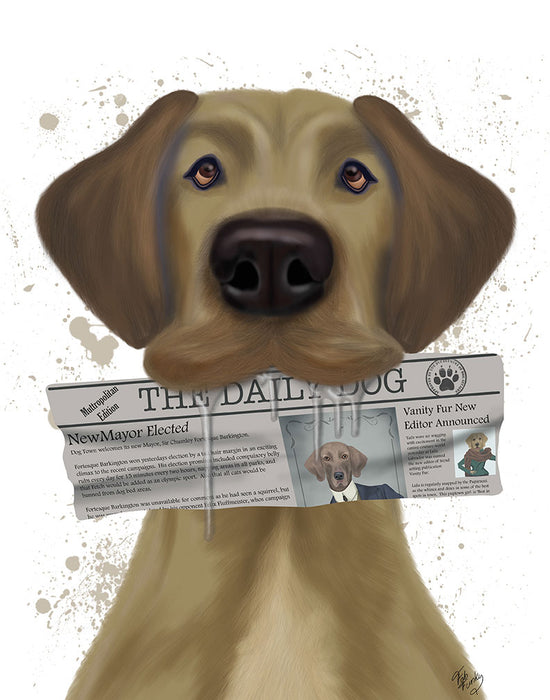 Great Dane Newspaper, Dog Art Print, Wall art | FabFunky