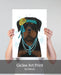 Rottweiler Flapper, Dog Art Print, Wall art | Print 18x24inch