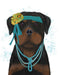 Rottweiler Flapper, Dog Art Print, Wall art | FabFunky