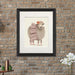 Ballet Sheep 6, Animal Art Print, Wall Art | Print 18x24inch