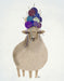 Sheep with Wool Hat, Full, Animal Art Print, Wall Art | FabFunky