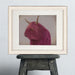 Highland Cow 4, Pink, Portrait, Animal Art Print | Print 14x11inch