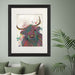 Highland Cow 1, Multicolour, Portrait, Animal Art Print | Print 14x11inch