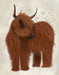 Highland Cow 2, Full, Animal Art Print | FabFunky