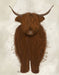 Highland Cow 3, Full, Animal Art Print | FabFunky