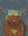 Highland Cow Bohemian 1, Animal Art Print | FabFunky