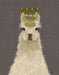 Llama Queen, Art Print, Canvas Wall Art | FabFunky