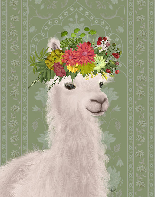 Llama Bohemian 4, Animal Art Print, Wall Art | FabFunky