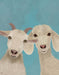 Goat Duo, Looking at You, Animal Art Print, Wall Art | FabFunky