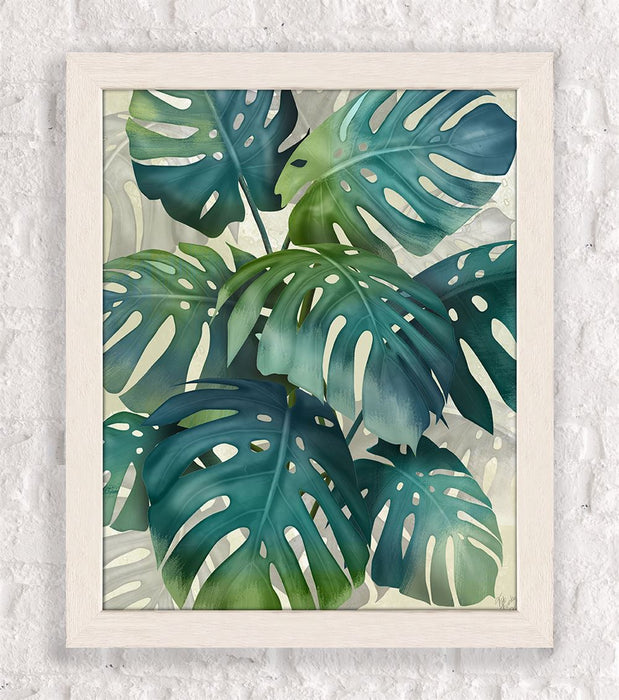 Monstera Tropical Tones, Botanical art print, Wall art
