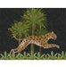 Leaping Leopard, Charcoal, Animalia , Art Print, Wall Art | FabFunky
