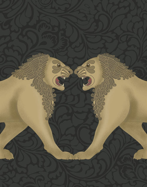 Lion Twins, Animalia , Art Print, Wall Art | FabFunky