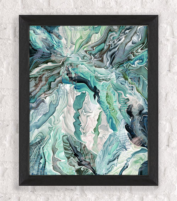Tropical Forest Abstract 1, Abstract Art Print, Wall art