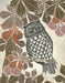 Country Lane Owl 3, Earth, Art Print | FabFunky