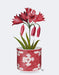 Chinoiserie Amaryllis Red, Red Vase, Art Print | FabFunky