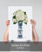 Chinoiserie Hydrangea White, Blue Vase, Art Print | Print 18x24inch