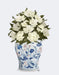 Chinoiserie Magnolias White, Crane Garden, Art Print | FabFunky