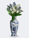 Chinoiserie Tulips White, Hyacinth Blue, Blue Vase, Art Print | FabFunky