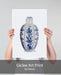 Chinoiserie Vase Vine Blue, Art Print | Print 18x24inch