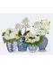 Chinoiserie Flower Quartet 1, Blue, Art Print | FabFunky