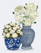 Chinoiserie Flower Duo 1, Blue, Art Print | FabFunky