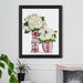 Chinoiserie Flower Duo 3, Red, Art Print | Print 14x11inch