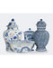 Chinoiserie Vase Quartet 3, Blue, Art Print | FabFunky