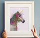 Unicorn Portrait 1, Art Print, Canvas Wall Art | Print 14x11inch