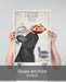French Bulldog Black Pasta Cream, Dog Art Print, Wall art | Print 18x24inch