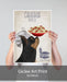 Chihuahua Black Ginger Pasta Cream, Dog Art Print, Wall art | Print 18x24inch