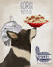 Corgi Tricolour Pasta Cream, Dog Art Print, Wall art | FabFunky