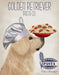Golden Retriever Pasta Cream, Dog Art Print, Wall art | FabFunky