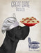 Great Dane Black Pasta Cream, Dog Art Print, Wall art | FabFunky
