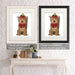 Goldendoodle Ski Dog, Art Print, Wall Art | Print 24x36inch