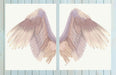 Angel Wings Collection Diptych Pink on Cream Art Print | FabFunky