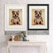 English Bulldog Sausages, Dog Art Print, Wall Art | Print 24x36inch