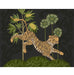 Leaping Tiger, Charcoal, Animalia , Art Print, Wall Art | FabFunky