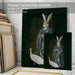 Ophelia Dolton Hare and White Peacock Limited Edition, Fine Art Print | Ltd Ed Canvas 28x40inch