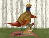 Pheasant Shooting Party 4, Art Print, Canvas, Wall Art | FabFunky
