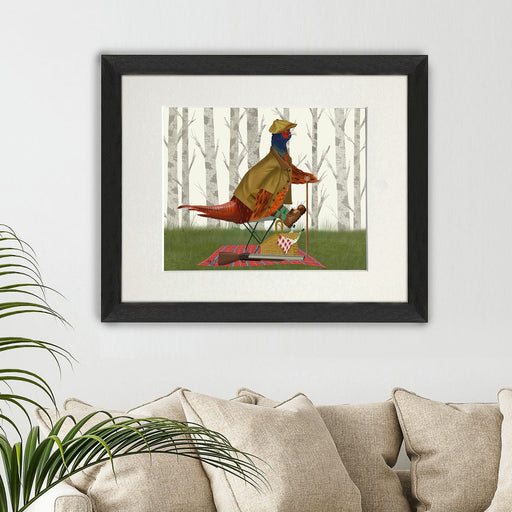 Pheasant Shooting Party 4, Art Print, Canvas, Wall Art | Print 14x11inch