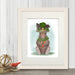 Rabbit Carrot Hat, Art Print, Canvas, Wall Art | Print 14x11inch