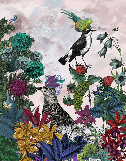 Glorious Plumes 3, Bird Art Print, Canvas, Wall Art | FabFunky