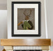 Scottish Deer Colonel Hamish Haggis, Portrait, Art Print, Canvas, Wall Art | Print 14x11inch
