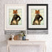 Admiral Fox, Full, Animal Art Print, Wall Art | Print 24x36in