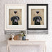 Labrador Black, Dog Au Vin, Dog Art Print, Wall art | Framed Black
